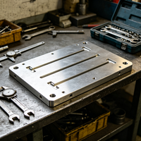 Servicio de Corte Láser y Mecanizado CNC para Piezas Personalizadas de Acero Inoxidable y Aluminio, Soldadura Comercial, Doblado de Chapa Metálica