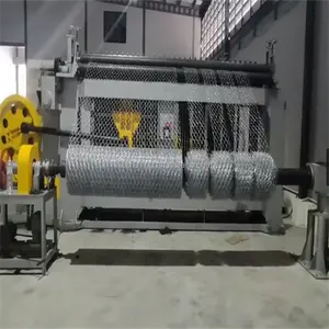 Machine à treillis métallique gabion horizontale automatique pour travaux lourds
