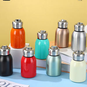 Bouteille isotherme en acier inoxydable de 300 ml pour cadeaux de Noël en gros, tasse à café anti-fuite, mini-gourde - Product Image 4