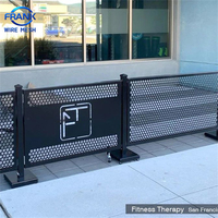 Tôle d'aluminium perforée pour enseigne lumineuse, panneau perforé pour logo publicitaire
