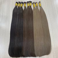 Extensions de cheveux humains de luxe 100% russes, cheveux vierges Remy, haute densité, double trame, teints, Megahair, en stock