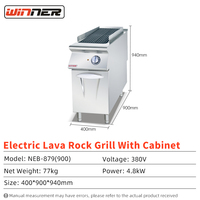 Four à griller BBQ pour restaurant et hôtel, en acier inoxydable 304, machine à griller en fonte