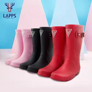 LAPPS, fábrica china, zapatos transpirables hasta la rodilla, botas de goma resistentes al deslizamiento personalizadas para niños