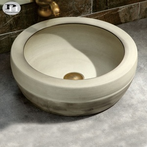 Lavabo de comptoir en céramique émaillée colorée de Jingdezhen, contemporain, résistant à l'eau, écologique, vente en gros, garantie 3 ans - Product Image 1
