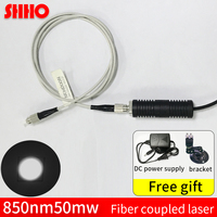 Machine laser à fibre infrarouge personnalisables de haute qualité, laser optique à conduction couplée, 850nm 50mw,
