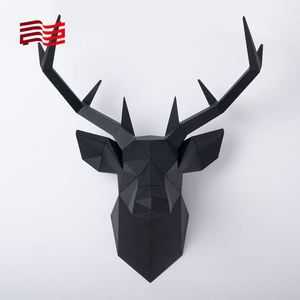 Estatua decorativa <span class=keywords><strong>de</strong></span> busto <span class=keywords><strong>de</strong></span> Buck, estatua <span class=keywords><strong>de</strong></span> Animal, águila, Tigre, caballo, cabeza <span class=keywords><strong>de</strong></span> ciervo, escultura para <span class=keywords><strong>caza</strong></span>, cabina, decoración, arte <span class=keywords><strong>de</strong></span> Vida Silvestre, regalo <span class=keywords><strong>de</strong></span> exhibición para el hogar - Product Image 3