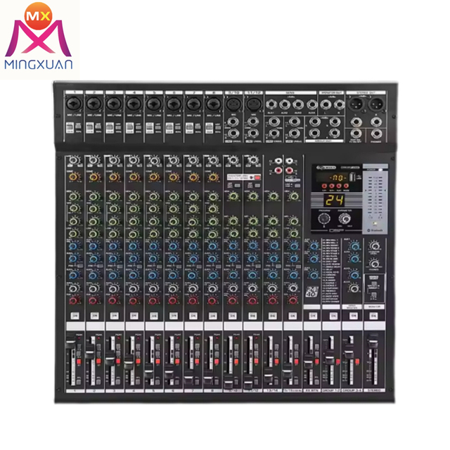16 Channel Professional Audio Mixer Console Mixing Console USB Reverb Effect Digital KTV