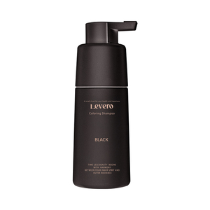 Dầu gội phủ tóc chuyên nghiệp với màu đen Levero, hỗ trợ làm mượt và hoàn thiện màu tóc tự nhiên thông qua công thức nhuộm tự nhiên. - Product Image 2