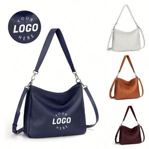 Nouveauté 2026 Sac à bandoulière pour femme en cuir PU grainé, grande capacité, style Hobo, sacoche et sac à main - Product Image 1