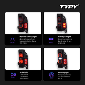 TYPY Nouveau 2020-2023 Land Rover Defender Feux arrière à LED avec projecteur Feux de jour 12V 25W Accessoires automobiles - Product Image 3