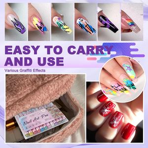 Set di 12 <span class=keywords><strong>Pennarelli</strong></span> <span class=keywords><strong>per</strong></span> Nail Art Flysea, Nuovi Marcatori <span class=keywords><strong>per</strong></span> Unghie in Gel 2026, Penna <span class=keywords><strong>per</strong></span> Smalto a Rapida Asciugatura e Lunga Durata <span class=keywords><strong>per</strong></span> Bambini - Product Image 3