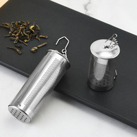 Offre Spéciale – Infuseur à Thé Moderne en Acier Inoxydable Poli 18/8, Maille Extra Fine, Connexion Filetée, pour Cuisson et Infusion, 1L