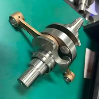 Vilebrequin forgé CNC 275cc pour moteur de drone UAV, moteur bicylindre 2 temps, pièces de rechange, sur mesure