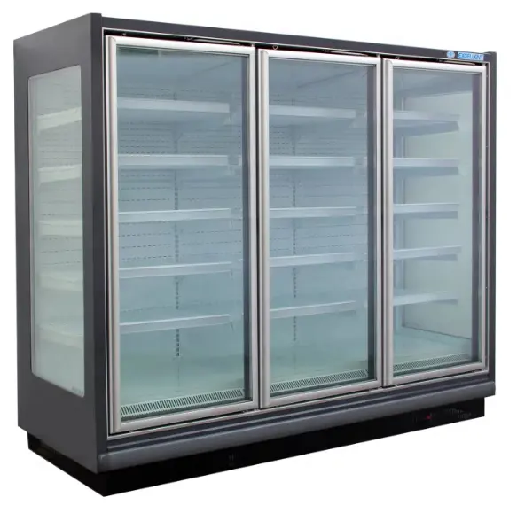 Ticari buzdolabı cam kapi buzdolabı soğuk içecek taze gıda vitrin süpermarket perakende dik ekran dondurucu