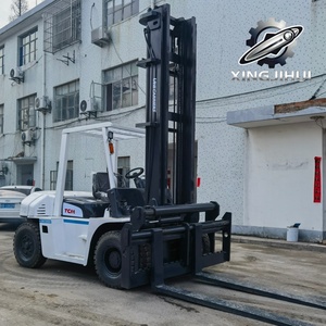 Chariot élévateur TCM FD70Z8 7 tonnes, chariot élévateur d'occasion, Japon, 6 tonnes, moteur Isuzu 6BG1, machine d'occasion, chariot élévateur à essence, 4500MM, 7000KG - Product Image 2