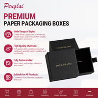 Boîte à bijoux personnalisée de luxe avec logo, boîte cadeau rigide en papier coulissante pour emballer des colliers, des bagues et des boucles d'oreilles