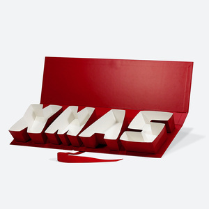 Red Letter Box XMAS Gift Box Christmas Boxes Food Packaging