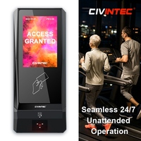 Sistem Kontrol Akses Kartu RFID Pintar Nirkabel TCP IP Cloud CT9 dengan Kode QR, NFC, BLE, dan Aplikasi Smartphone untuk Gym dengan SDK Terbuka