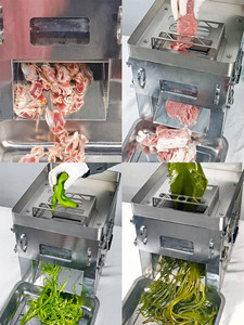 Cortadora de Carne Eléctrica Automática de Acero Inoxidable para Rebanar, Triturar y Cortar en Cubos, para Cocina Comercial de <span class=keywords><strong>Restaurante</strong></span> - Product Image 6