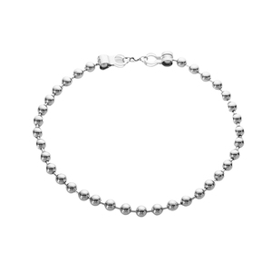 <span class=keywords><strong>Di</strong></span> alta qualità in acciaio inox rotondo 6mm 8mm <span class=keywords><strong>perline</strong></span> catena a sfera <span class=keywords><strong>collana</strong></span> in argento per gli uomini - Product Image 2