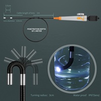 Module de caméra endoscopique industrielle portable sans fil WiFi, rotation à 180°, Full HD, mini, diamètre 6 mm/8 mm, étanche IP67, pour tuyaux