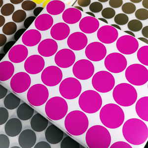 40mm 35pcs/tờ Dot Stickers Cổ Phiếu bằng văn bản trống niêm phong nhãn hiệu Sáng tạo đề can Cổ Phiếu cho văn phòng, mẫu giáo, lớp học - Product Image 1