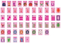 Set Mahjong Khusus Tahun Kuda Warna Pink Lipat 160 Buah Akrilik Ramah Lingkungan Portabel untuk Perjalanan Ubin Mahjong Amerika