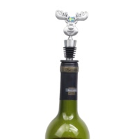 Bouchons à vin en métal gravables en 3D, souvenir viking personnalisé, décoratifs, réutilisables, sous vide