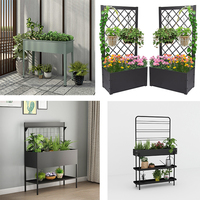 Étagère à plantes pliable en métal, support multifonctionnel, échelle mobile, étagère à fleurs