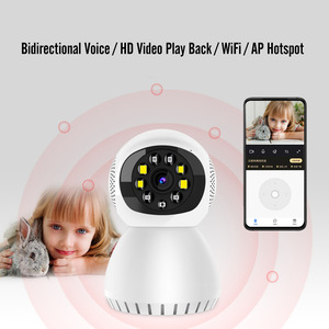Mini caméra de sécurité intérieure <span class=keywords><strong>1080P</strong></span> HD avec vision nocturne Tuya Smart App 2.4G/5Ghz WiFi Options de stockage de données en nuage - Product Image 6