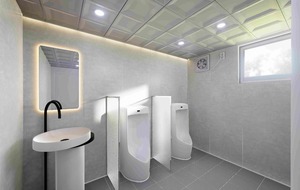 Panneaux muraux 190*145 (mm) Solution intérieure Écologique Imperméable Robuste Léger PVC Moderne Salle de bain Entrepôt - Product Image 4