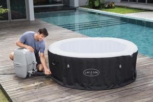 Bestway 60001 Miami Air Jet Swim, <span class=keywords><strong>Spa</strong></span> Inflable Redondo para el Hogar, Bañera Inflable para Exteriores, <span class=keywords><strong>Spa</strong></span> Inflable para Adultos - Product Image 2