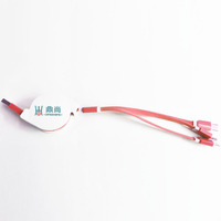 Câble de données rétractable Type-C HITEC créatif, conducteur en cuivre pur pour appareils Android, logo personnalisé disponible, matériau PVC