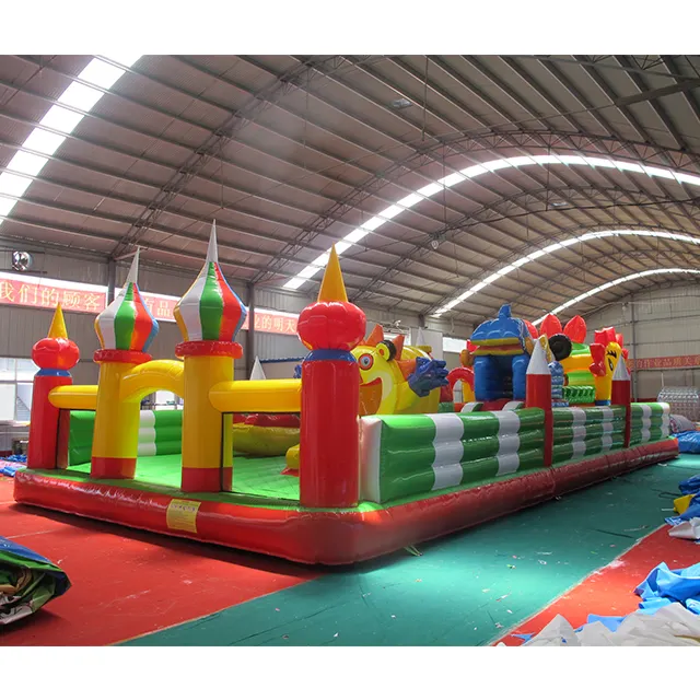 आउटडोर वयस्कों inflatable ग्रेड उछाल चटाई Inflatable Funcity और बच्चों को खुश कूद खेलने funcity