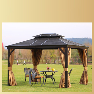 Padiglione esterno cortile <span class=keywords><strong>in</strong></span> <span class=keywords><strong>ferro</strong></span> battuto tenda villa tempo libero <span class=keywords><strong>balcone</strong></span> tenda <span class=keywords><strong>in</strong></span> alluminio <span class=keywords><strong>tettoia</strong></span> giardino - Product Image 3