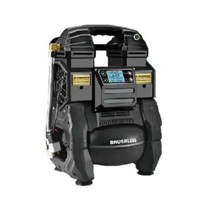 OEM portatile Cordless Dual-Purpose 2 in 1 silenziosi leggeri silenziosi senza olio motore Brushless DC e compressore d'aria verticale AC