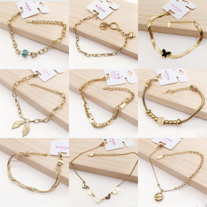XUPING Bracciali all'ingrosso placcati oro con stelle e perle, set di bracciali da donna alla moda impilabili, gioielli mix-and-match - Product Image 3