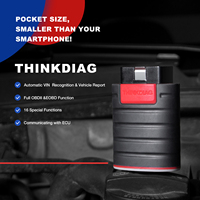 Scanner Automobile Thinkdiag Nouvelle Version, Système Complet, 16 Fonctions de Réinitialisation, Tous les Logiciels, Codage ECU, Outil de Diagnostic OBD2