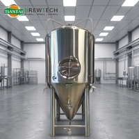 Fermenteur à bière en acier inoxydable 304 316 de 800 L (7 BBL)