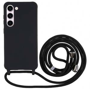 Étui de téléphone personnalisé en TPU avec sangle en cordon lisse Protection antichoc pour Redmi Infinix pour Xiaomi et pour iPhone 13 - Product Image 1