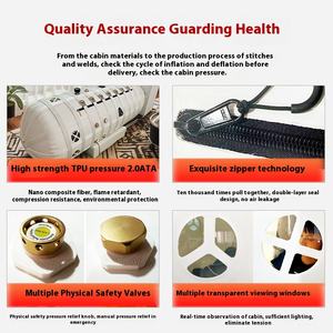 Nouvelle chambre hyperbare <span class=keywords><strong>portable</strong></span> souple 1.3ATA 1.5ATA 2.0ATA pour oxygénothérapie (HBOT) – Cabine à position allongée pour <span class=keywords><strong>location</strong></span> commerciale, revente, fitness, salle de sport, spa - Product Image 4