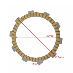 Plaque d'embrayage en papier de haute qualité pour Yamaha DT <span class=keywords><strong>TDR</strong></span> TZR DZT 125 YZ80 YZ85 YFZ200 FZR600 - Product Image 5