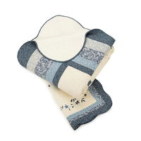 Couvre-lits Queen pour couvre-lit Charlotte couvre-lit bleu couvre-lits et couvertures Couple lit couette le Double Plaid couvre la maison
