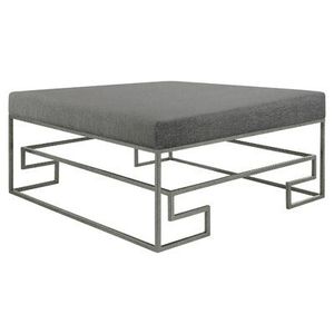 Modern Style Sturdy Iron <b>Ottoman</b> <b>Stool</b> Cushion Outdoor School Living Room Bedroom Accent Furniture Hall Entry Seating Footrest - Product Image 4