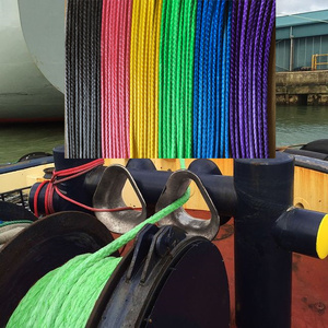 Corde à tresse unique Dyneema UHMWPE certifiée CE Corde <span class=keywords><strong>de</strong></span> bateau à voile super légère à faible élasticité pour le remorquage <span class=keywords><strong>de</strong></span> levage <span class=keywords><strong>de</strong></span> gréement - Product Image 6