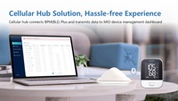 Appareil de télémédecine prénatale TRANSTEK pour la grossesse, tensiomètre intelligent Bluetooth à domicile, tensiomètre électrique réglable