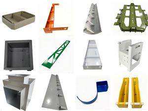 Fabrication OEM de tôles métalliques, boîtier de panneau de commande de forme spéciale, couvercle d'équipement avec découpes rondes et rectangulaires - Product Image 6