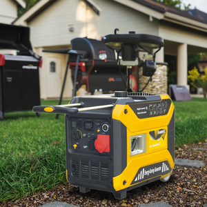 5KW/6KW điện bắt đầu Máy phát điện 4-đột quỵ động cơ xách tay máy phát điện biến tần trên bán - Product Image 2