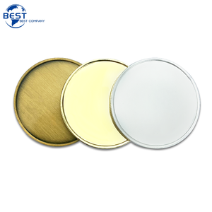 40mm 45mm 50mm 직경 스톡 프리 금형 금 실버 청동 저렴한 빈 사용자 정의 황동 도전 동전 금속 - Product Image 5