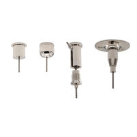 Kit de suspension personnalisé pour câble métallique avec pince de serrage, quincaillerie de montage au plafond de précision pour projets d'éclairage et d'affichage